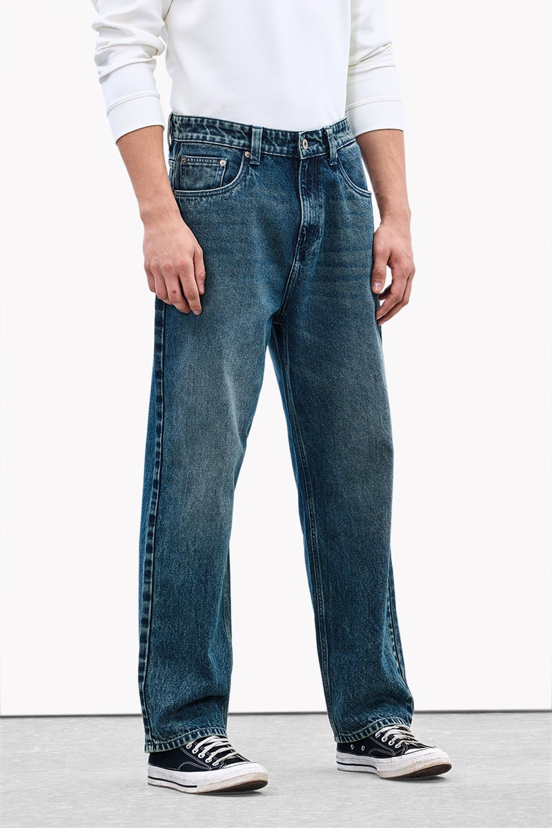 SNITCH Baggy Core Lab Washed Jeans - Image 4